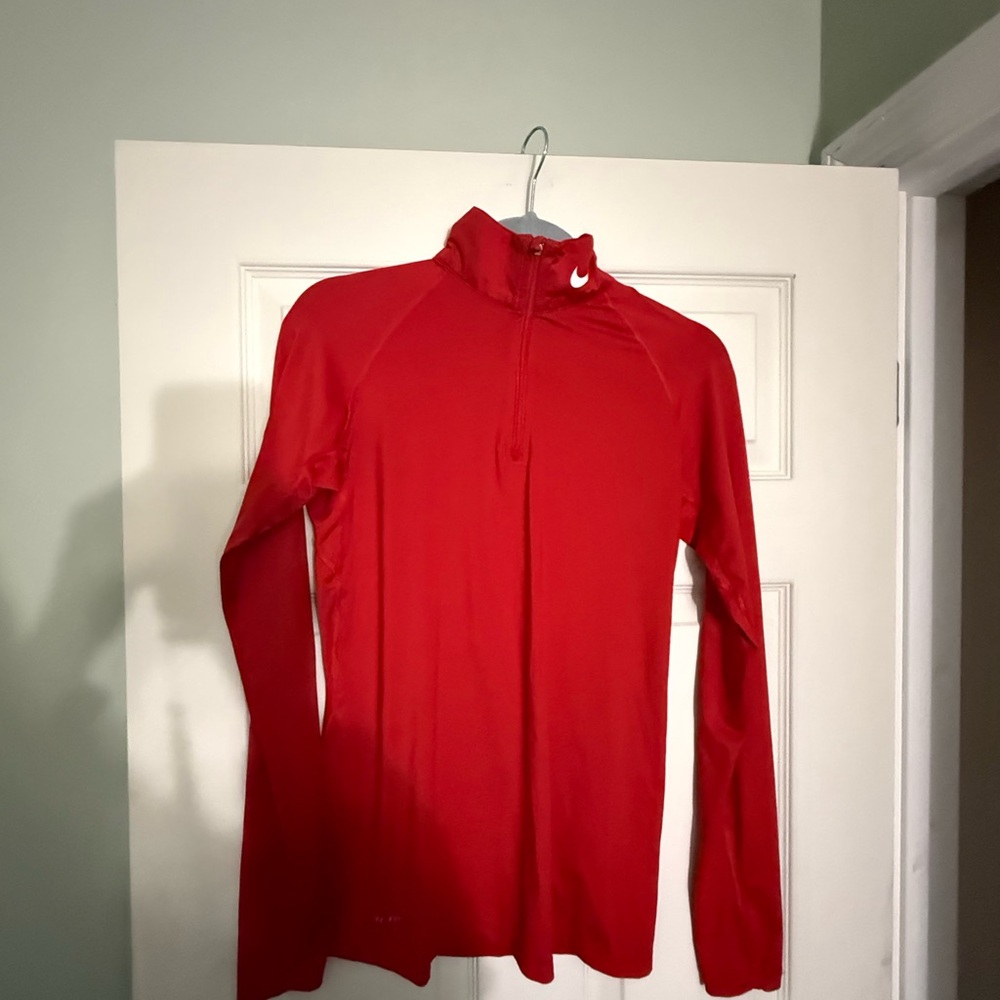 Nike Red Long Sleeve Women's Top